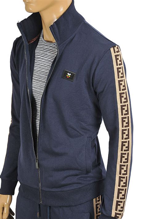 fendi coat blue|Fendi jogging suit for men.